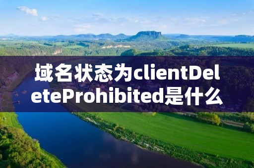 域名状态为clientDeleteProhibited是什么意思？详细解释与相关知识