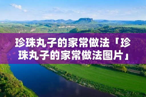 珍珠丸子的家常做法「珍珠丸子的家常做法图片」