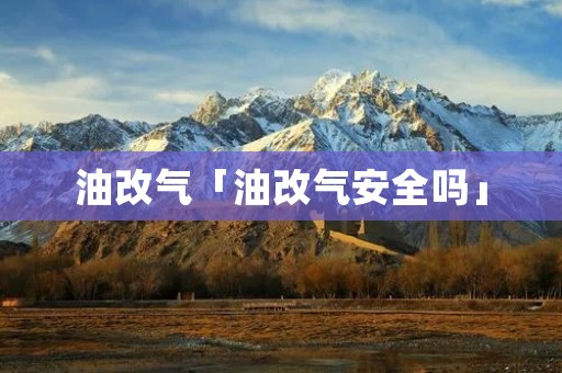 油改气「油改气安全吗」