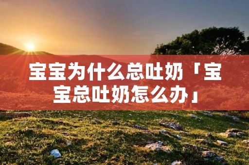 宝宝为什么总吐奶「宝宝总吐奶怎么办」