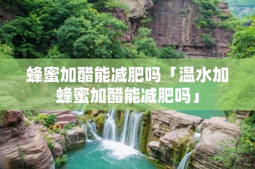 蜂蜜加醋能减肥吗「温水加蜂蜜加醋能减肥吗」