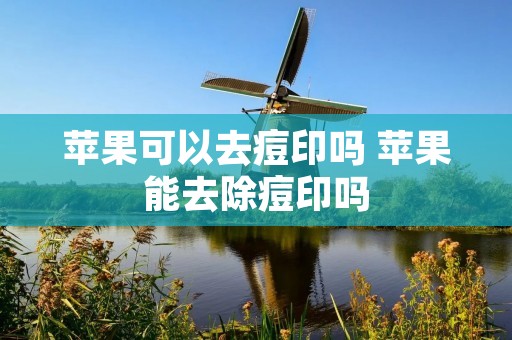 苹果可以去痘印吗 苹果能去除痘印吗 苹果可以去痘印吗 苹果能去除痘印吗