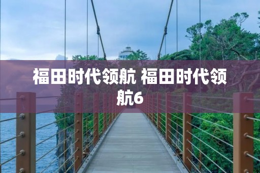 福田时代领航 福田时代领航6