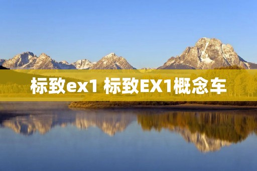 标致ex1 标致EX1概念车 标致ex1 标致EX1概念车