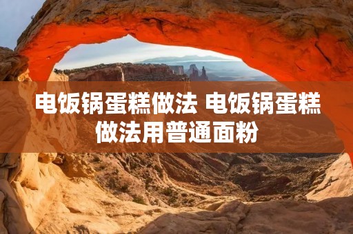 电饭锅蛋糕做法 电饭锅蛋糕做法用普通面粉