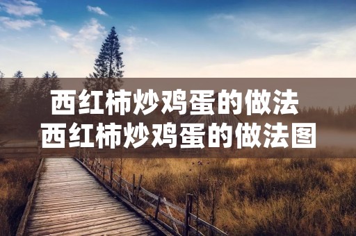 西红柿炒鸡蛋的做法 西红柿炒鸡蛋的做法图片