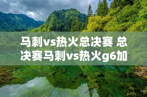 马刺vs热火总决赛 总决赛马刺vs热火g6加时
