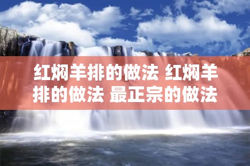 红焖羊排的做法 红焖羊排的做法 最正宗的做法窍门
