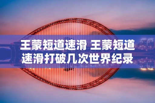 王蒙短道速滑 王蒙短道速滑打破几次世界纪录