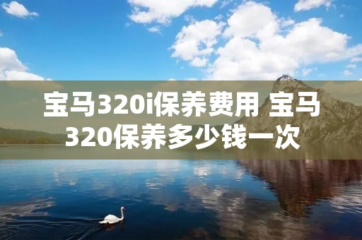 宝马320i保养费用 宝马320保养多少钱一次