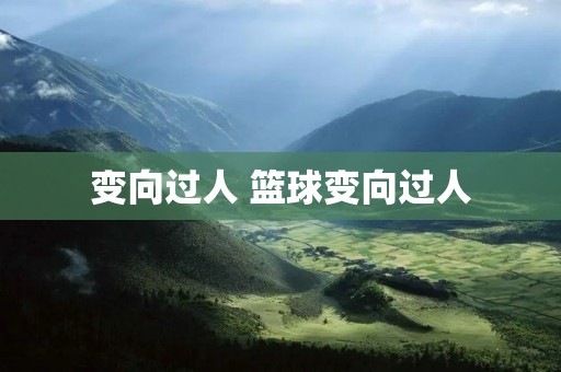 变向过人 篮球变向过人