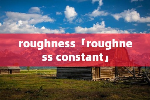 roughness「roughness constant」 roughness「roughness constant」