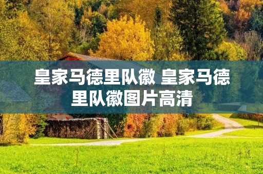 皇家马德里队徽 皇家马德里队徽图片高清