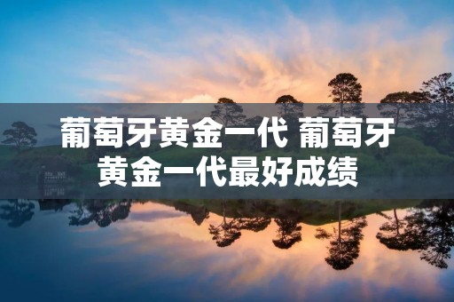 葡萄牙黄金一代 葡萄牙黄金一代最好成绩