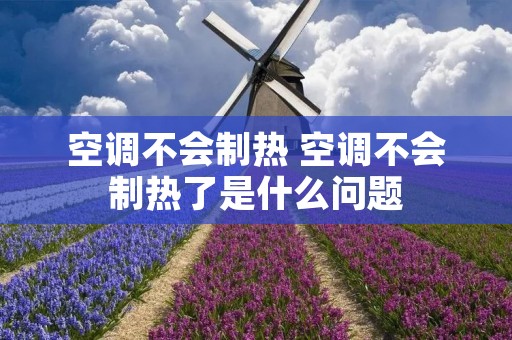 空调不会制热 空调不会制热了是什么问题