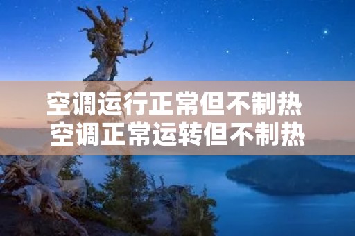 空调运行正常但不制热 空调正常运转但不制热