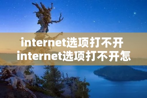 internet选项打不开 internet选项打不开怎么办 internet选项打不开 internet选项打不开怎么办