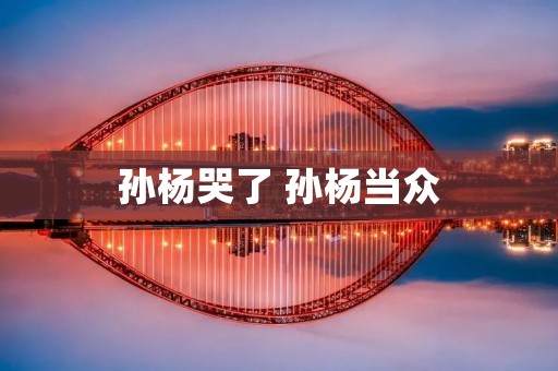 孙杨哭了 孙杨当众 孙杨哭了 孙杨当众