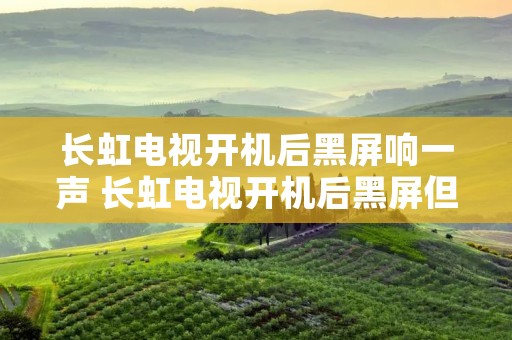 长虹电视开机后黑屏响一声 长虹电视开机后黑屏但有声音