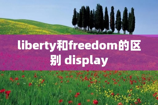 liberty和freedom的区别 display liberty和freedom的区别 display