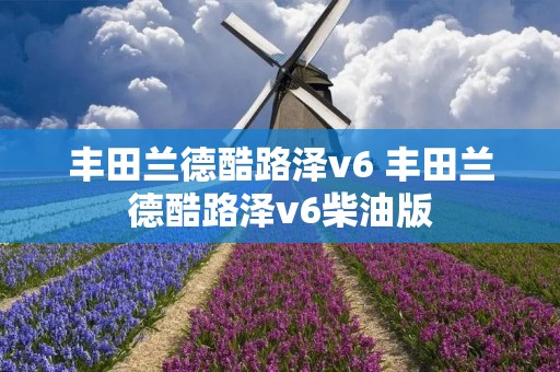丰田兰德酷路泽v6 丰田兰德酷路泽v6柴油版 丰田兰德酷路泽v6 丰田兰德酷路泽v6柴油版
