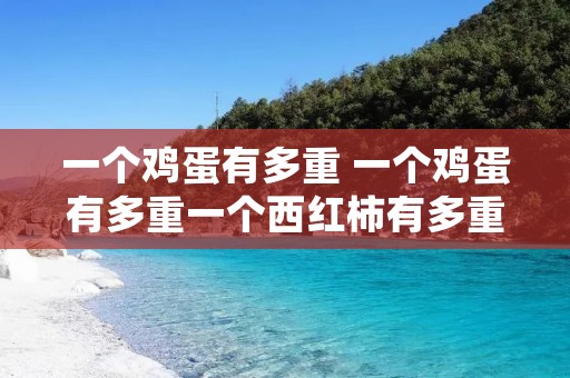 一个鸡蛋有多重 一个鸡蛋有多重一个西红柿有多重