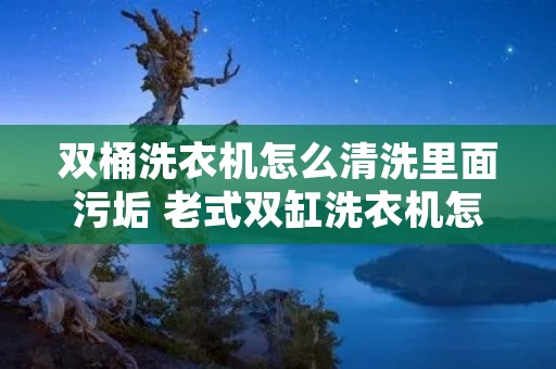 双桶洗衣机怎么清洗里面污垢 老式双缸洗衣机怎么清洗