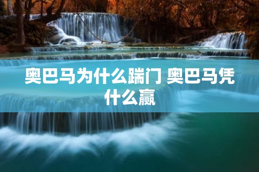 奥巴马为什么踹门 奥巴马凭什么赢
