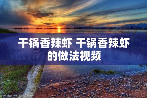 干锅香辣虾 干锅香辣虾的做法视频