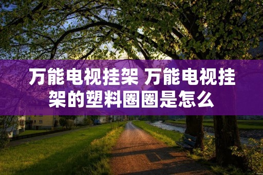 万能电视挂架 万能电视挂架的塑料圈圈是怎么 万能电视挂架 万能电视挂架的塑料圈圈是怎么