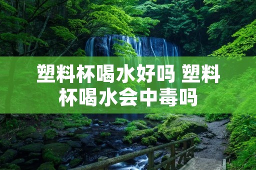 塑料杯喝水好吗 塑料杯喝水会中毒吗