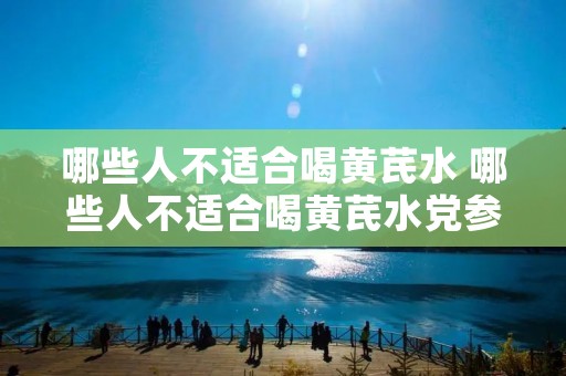 哪些人不适合喝黄芪水 哪些人不适合喝黄芪水党参