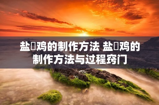 盐焗鸡的制作方法 盐焗鸡的制作方法与过程窍门