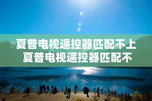 夏普电视遥控器匹配不上 夏普电视遥控器匹配不上怎么办