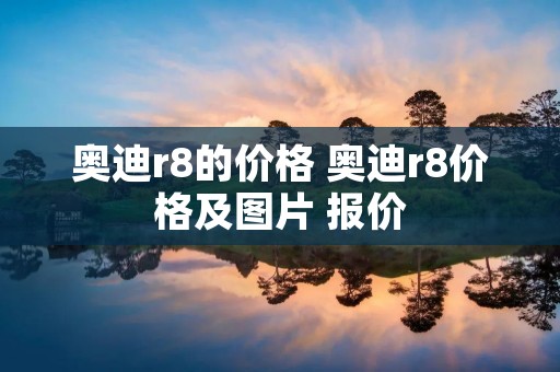 奥迪r8的价格 奥迪r8价格及图片 报价