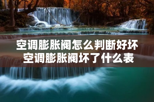 空调膨胀阀怎么判断好坏 空调膨胀阀坏了什么表现
