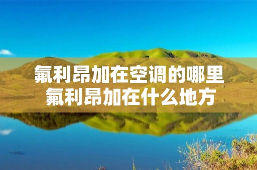 氟利昂加在空调的哪里 氟利昂加在什么地方 氟利昂加在空调的哪里 氟利昂加在什么地方