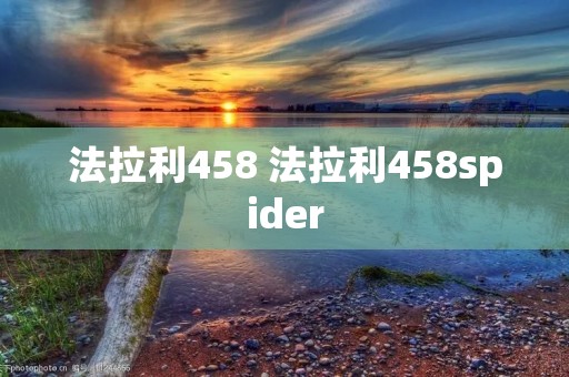 法拉利458 法拉利458spider