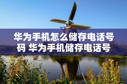 华为手机怎么储存**号码 华为手机储存**号码怎么能储存到卡里 华为手机怎么储存**号码 华为手机储存**号码怎么能储存到卡里
