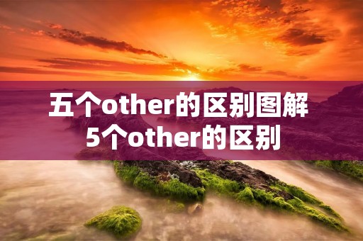 五个other的区别图解 5个other的区别