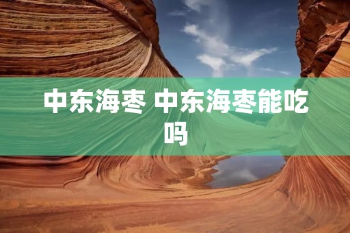 中东海枣 中东海枣能吃吗 中东海枣 中东海枣能吃吗