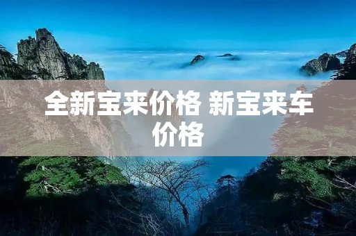 全新宝来价格 新宝来车价格 全新宝来价格 新宝来车价格