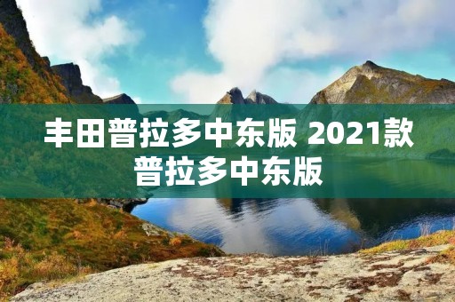丰田普拉多中东版 2021款普拉多中东版