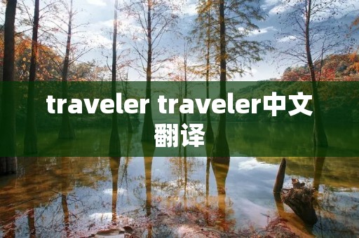 traveler traveler中文翻译 traveler traveler中文翻译