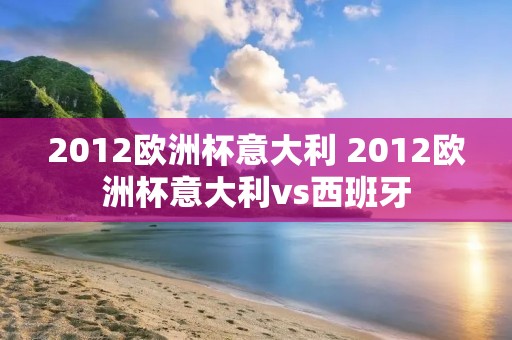 2012欧洲杯意大利 2012欧洲杯意大利vs西班牙 2012欧洲杯意大利 2012欧洲杯意大利vs西班牙