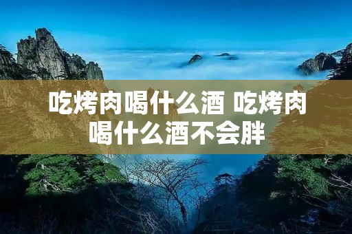 吃烤肉喝什么酒 吃烤肉喝什么酒不会胖