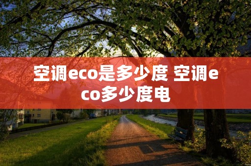 空调eco是多少度 空调eco多少度电 空调eco是多少度 空调eco多少度电