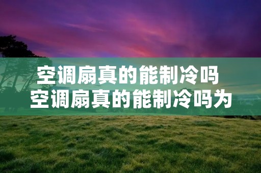 空调扇真的能制冷吗 空调扇真的能制冷吗为什么