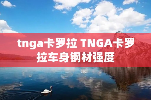 tnga卡罗拉 TNGA卡罗拉车身钢材强度 tnga卡罗拉 TNGA卡罗拉车身钢材强度