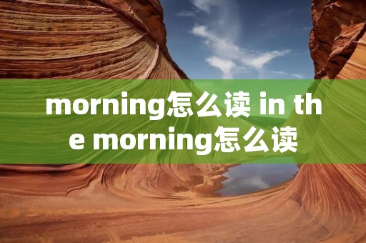 morning怎么读 in the morning怎么读